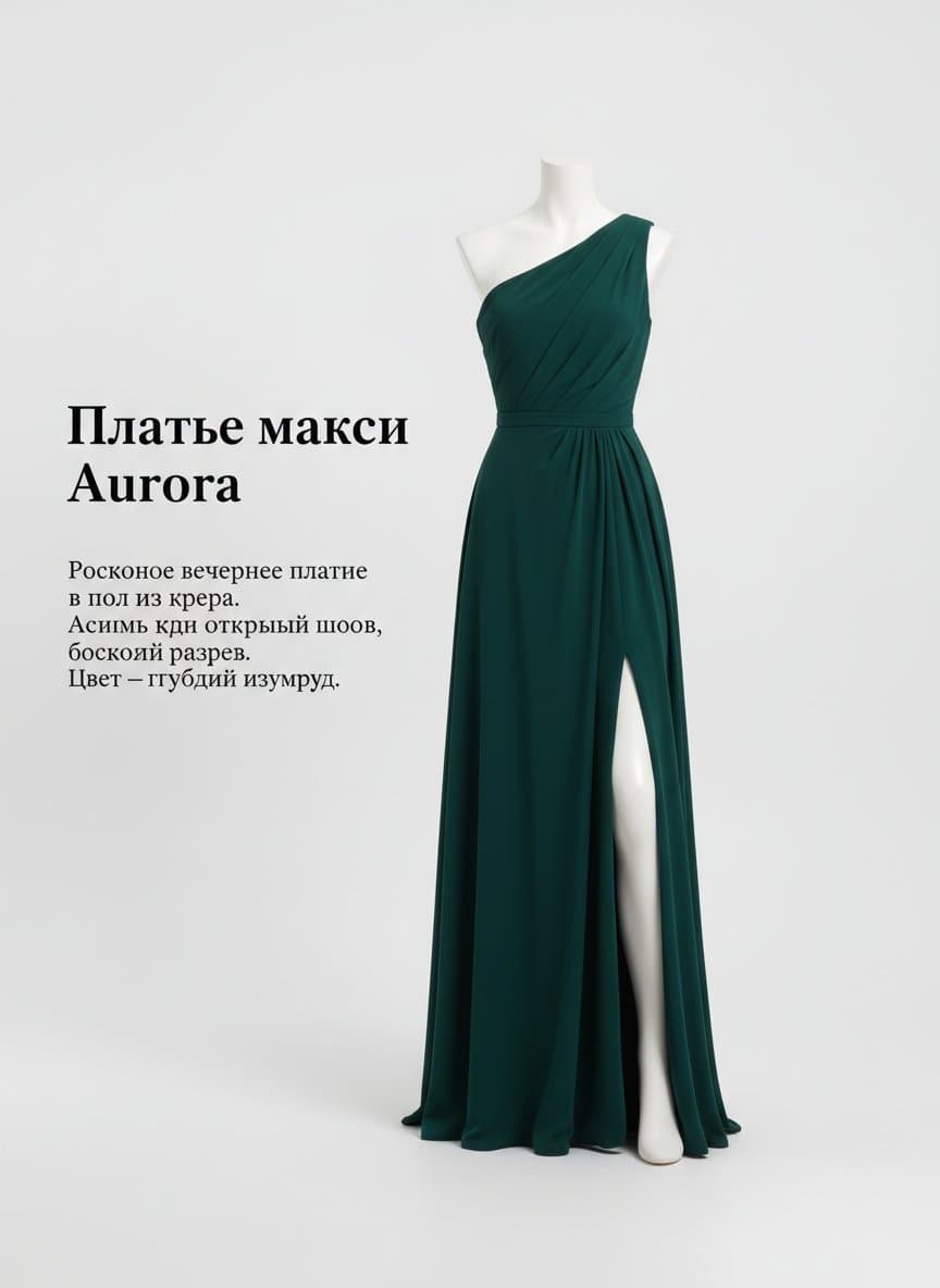 Платье макси Aurora